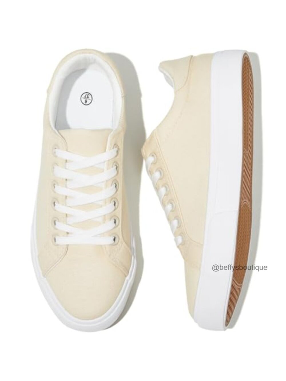 Women's Canvas Sneakers Low Top Lace Up Casual Walking Shoes